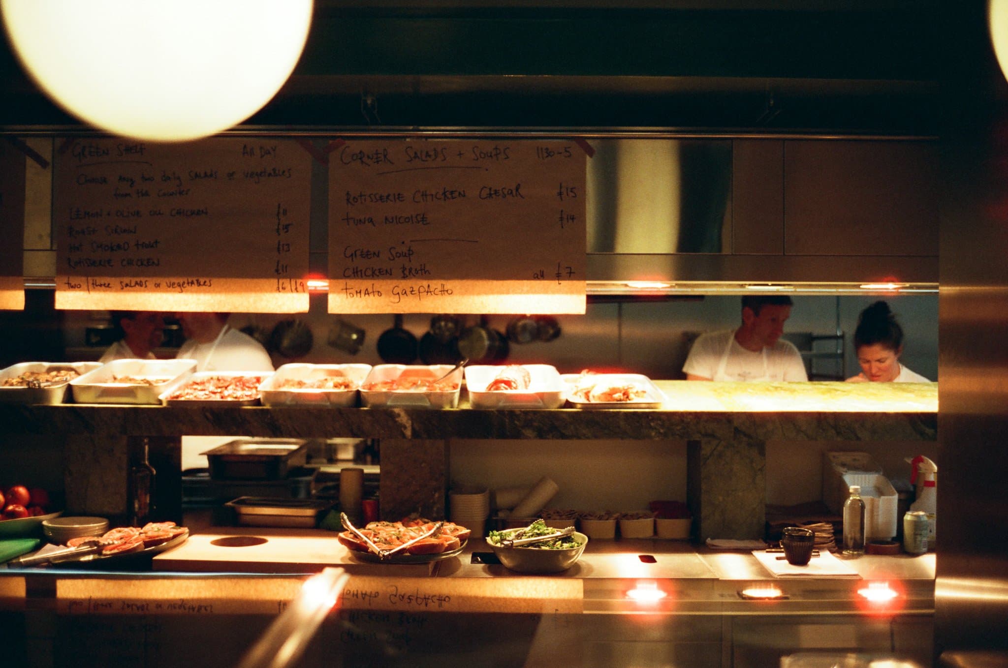 Restaurant or store interior.