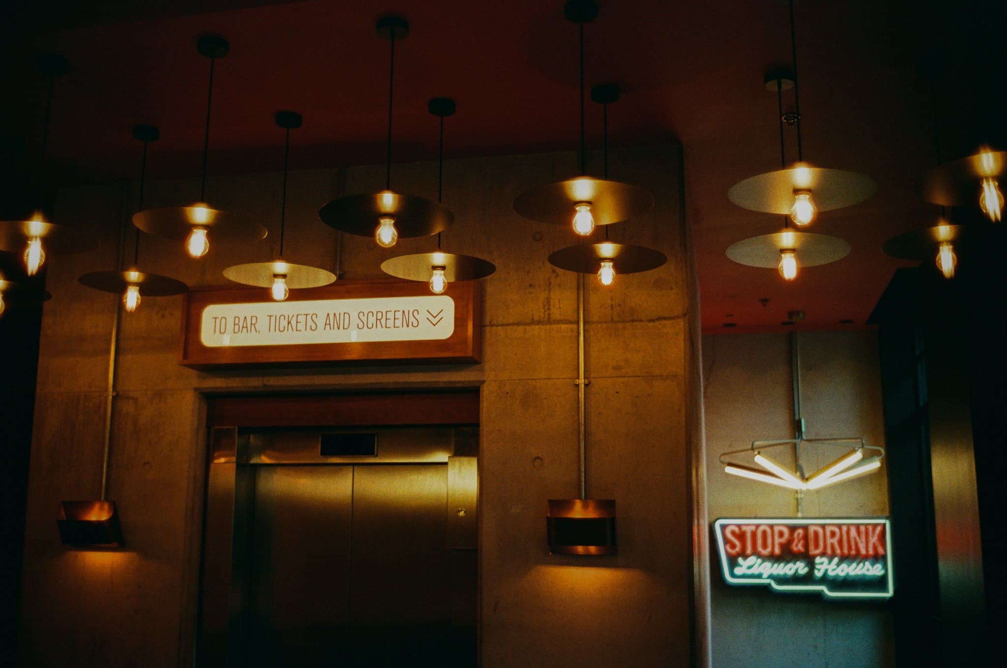 Restaurant or store interior.