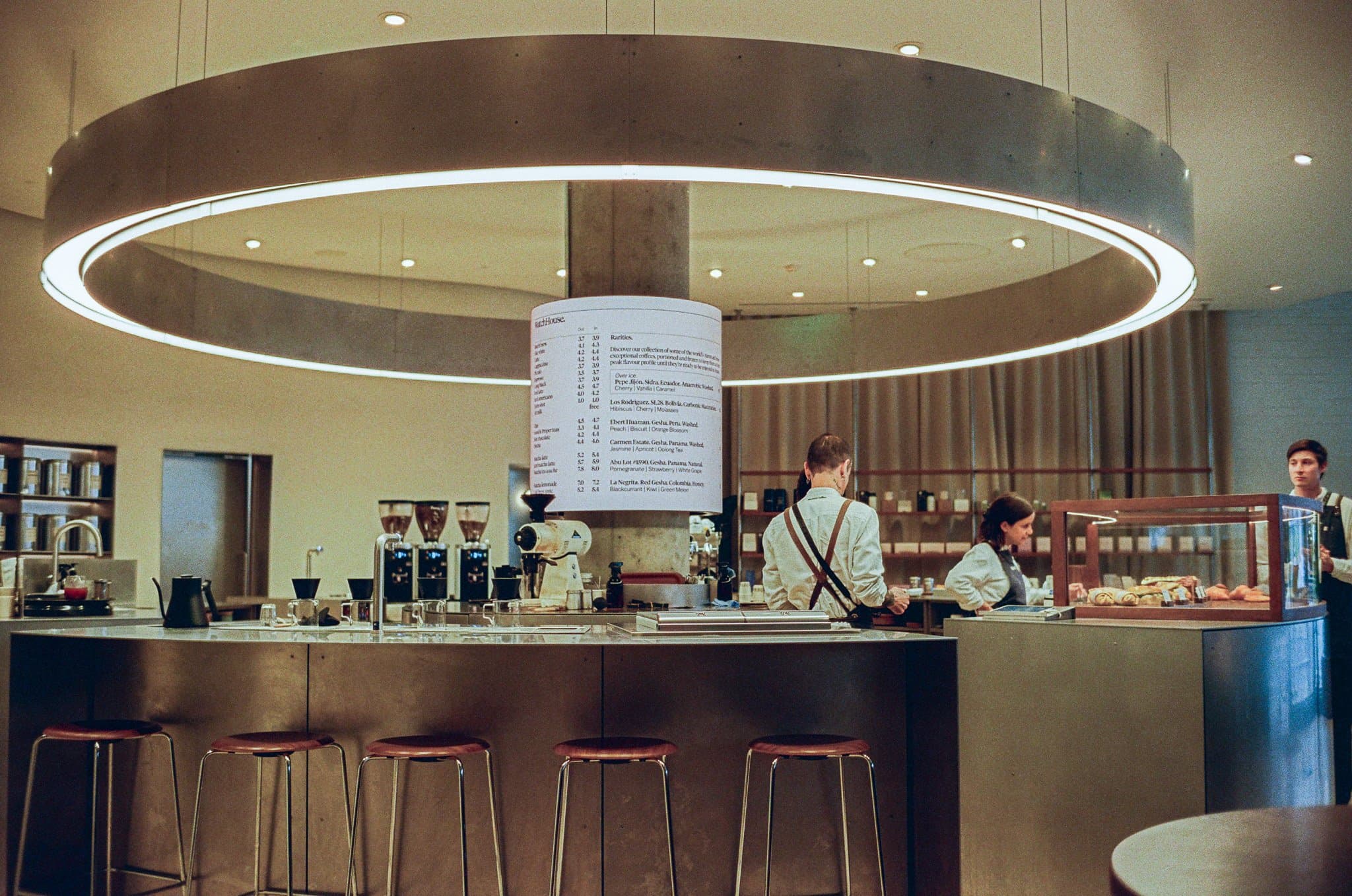 Restaurant or store interior.